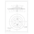 Jeu de 2 disques de frein arrière RED-LINE 26HY068 - Visuel 3