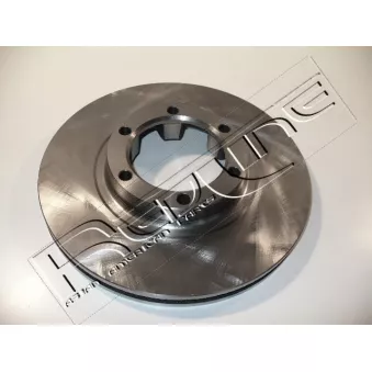 Jeu de 2 disques de frein avant RED-LINE 26MI015
