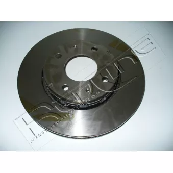 Jeu de 2 disques de frein avant RED-LINE 26MI025