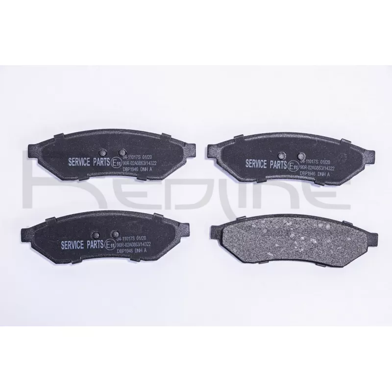 Jeu de 4 plaquettes de frein arrière RED-LINE 27CV026