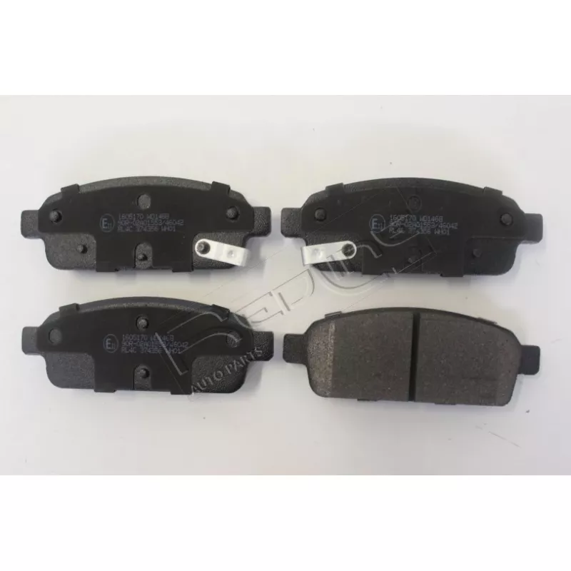 Jeu de 4 plaquettes de frein arrière RED-LINE 27CV039