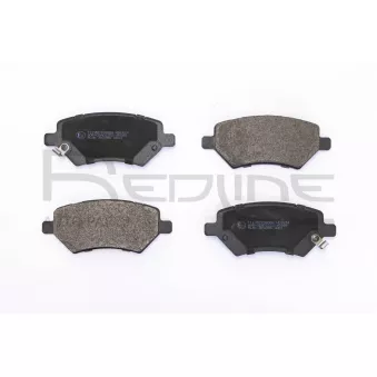 Jeu de 4 plaquettes de frein avant RED-LINE 27DR001