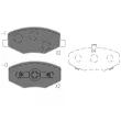 Jeu de 4 plaquettes de frein avant RED-LINE 27DR003 - Visuel 2