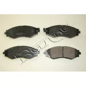 Jeu de 4 plaquettes de frein avant RED-LINE 27DW011