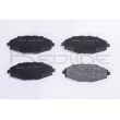 Jeu de 4 plaquettes de frein avant RED-LINE 27DW012 - Visuel 1