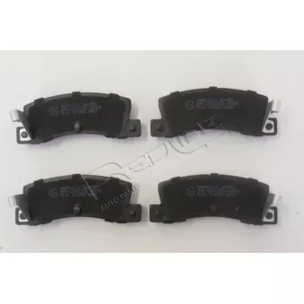 Jeu de 4 plaquettes de frein arrière RED-LINE 27LX004