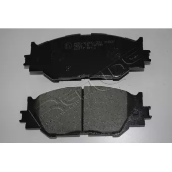 Jeu de 4 plaquettes de frein avant RED-LINE 27LX021