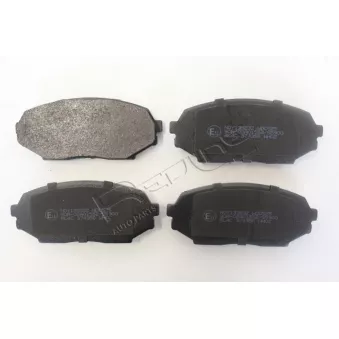 Jeu de 4 plaquettes de frein avant RED-LINE 27MZ023