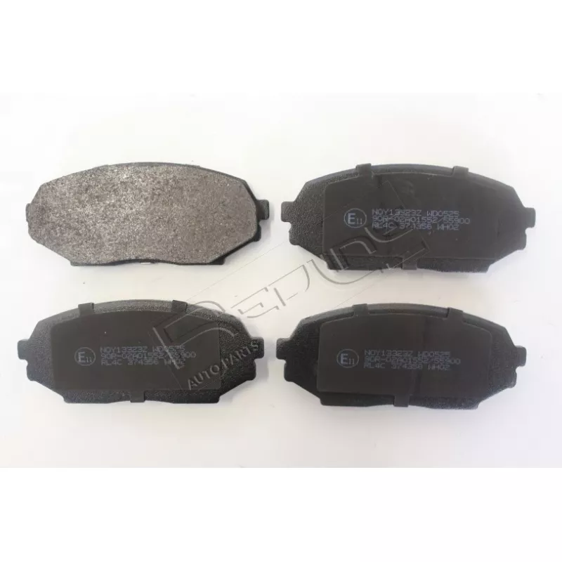 Jeu de 4 plaquettes de frein avant RED-LINE 27MZ023