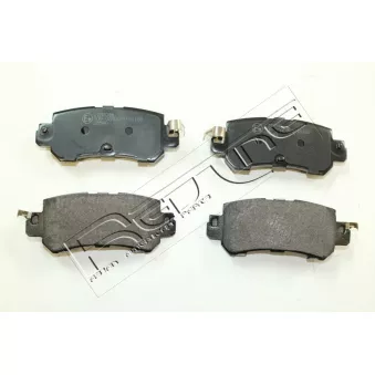 Jeu de 4 plaquettes de frein arrière RED-LINE 27MZ044