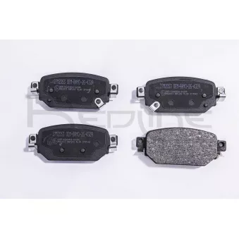 Jeu de 4 plaquettes de frein arrière RED-LINE 27MZ053