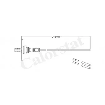 Sonde lambda CALORSTAT BY VERNET LS110011