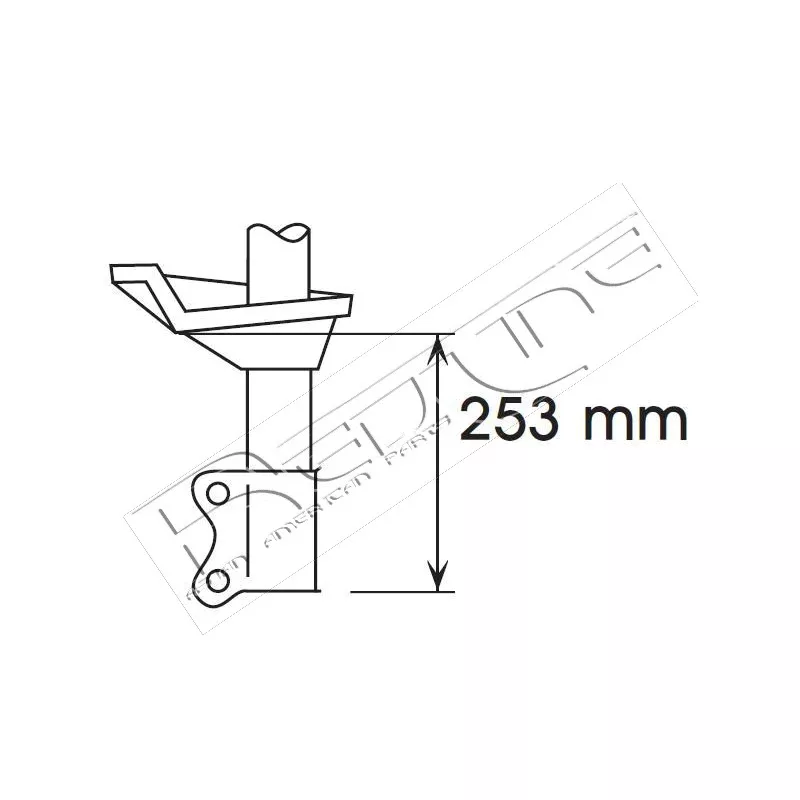 Amortisseur avant gauche RED-LINE 39NI029