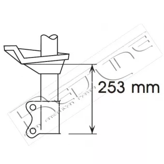 Amortisseur avant droit RED-LINE 39NI030