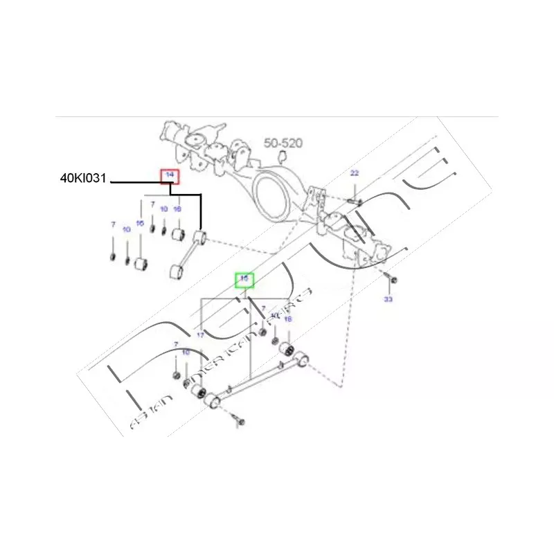 Barre de connexion RED-LINE 40KI031