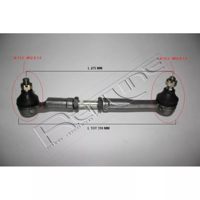 Rotule de barre de connexion avant droit RED-LINE 40NI009