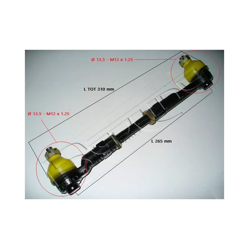 Rotule de barre de connexion avant gauche RED-LINE 40NI010