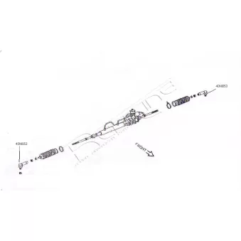Rotule de barre de connexion RED-LINE 40NI053