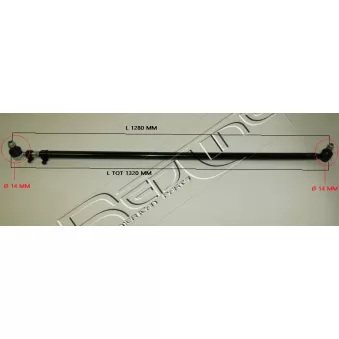 Barre de direction RED-LINE