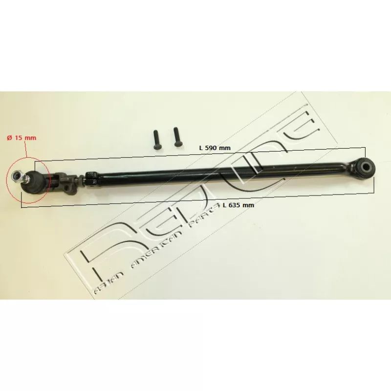 Barre de direction avant gauche RED-LINE 40RV049