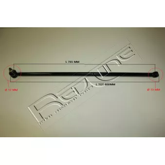 Barre de direction RED-LINE 40SZ009