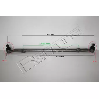 Barre de direction RED-LINE 40SZ012