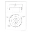 Tambour de frein RED-LINE 41TO016 - Visuel 3