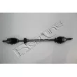 Arbre de transmission avant droit RED-LINE 45CV008 - Visuel 1