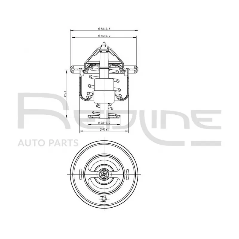 Thermostat d'eau RED-LINE 55MI003