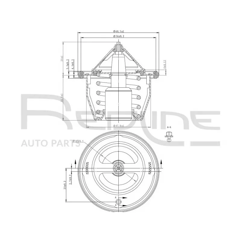 Thermostat d'eau RED-LINE 55SU000
