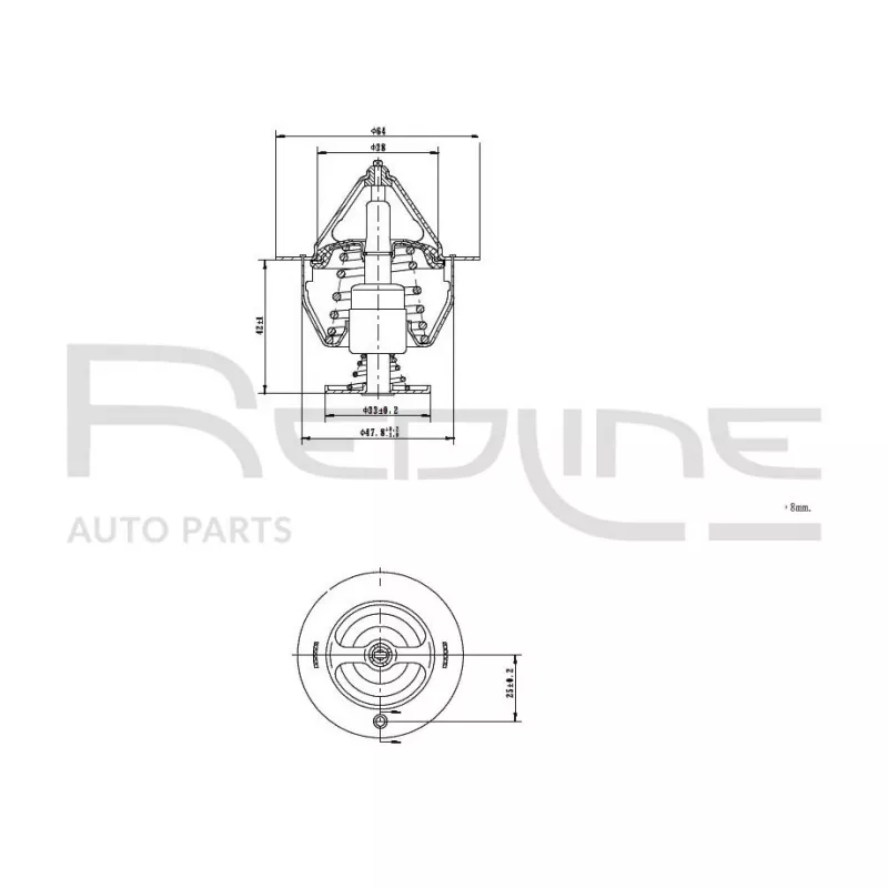 Thermostat d'eau RED-LINE 55TO005