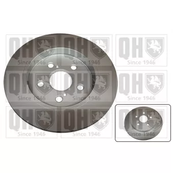 Jeu de 2 disques de frein arrière QUINTON HAZELL BDC5944