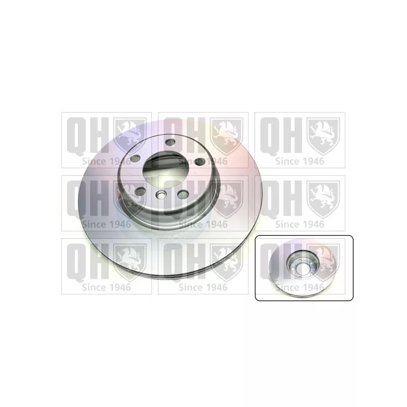 Jeu de 2 disques de frein avant QUINTON HAZELL BDC6036