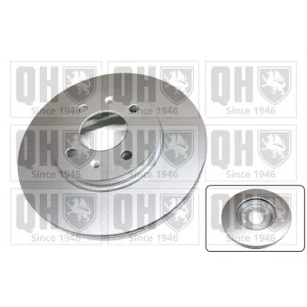 Jeu de 2 disques de frein avant QUINTON HAZELL BDC6102