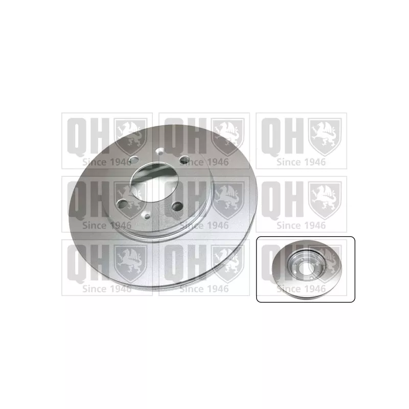 Jeu de 2 disques de frein avant QUINTON HAZELL BDC6102