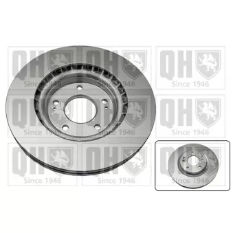 Jeu de 2 disques de frein avant QUINTON HAZELL BDC6124