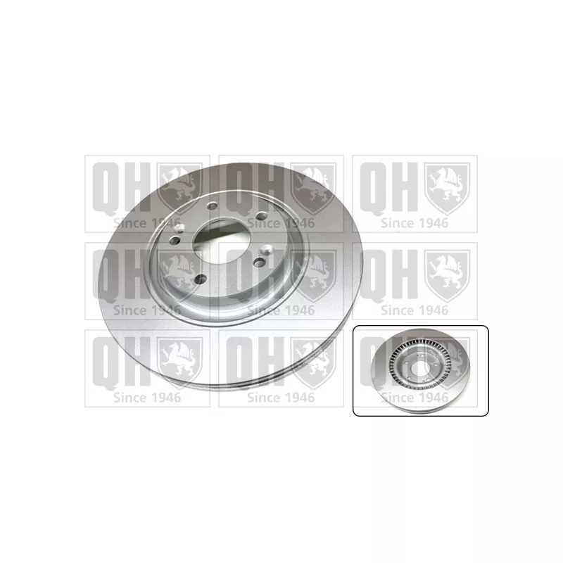 Jeu de 2 disques de frein avant QUINTON HAZELL BDC6130