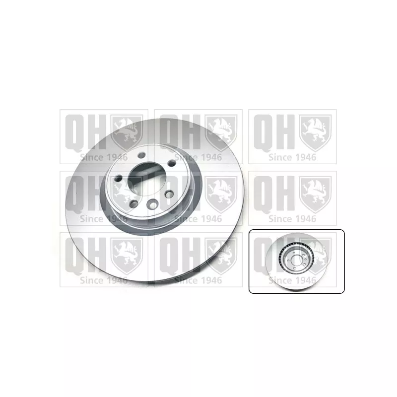 Jeu de 2 disques de frein avant QUINTON HAZELL BDC6131