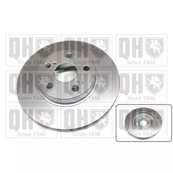 Jeu de 2 disques de frein avant QUINTON HAZELL BDC6138