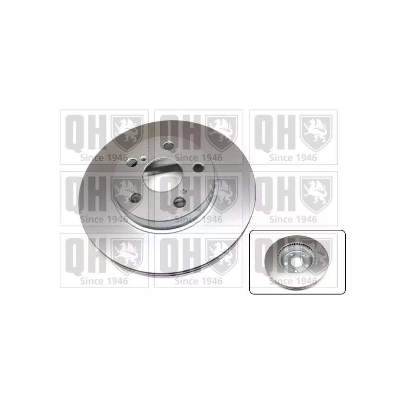 Jeu de 2 disques de frein avant QUINTON HAZELL BDC6138