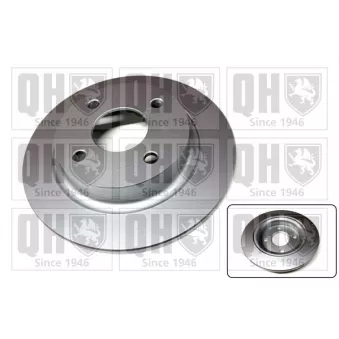 Jeu de 2 disques de frein arrière QUINTON HAZELL BDC6158