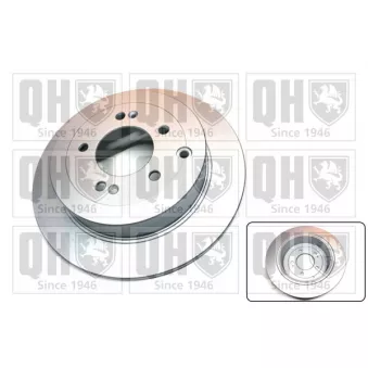 Jeu de 2 disques de frein arrière QUINTON HAZELL BDC6171