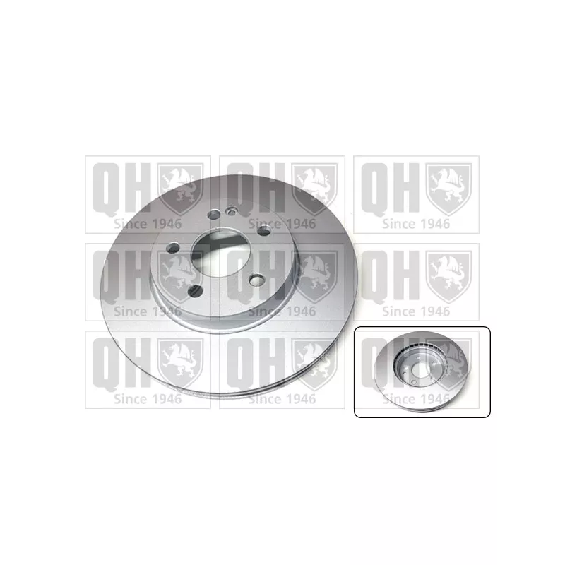 Jeu de 2 disques de frein avant QUINTON HAZELL BDC6172