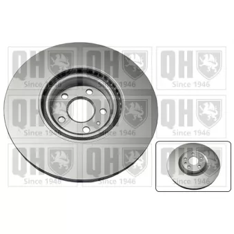 Jeu de 2 disques de frein avant QUINTON HAZELL BDC6177