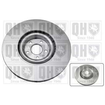 Jeu de 2 disques de frein avant QUINTON HAZELL