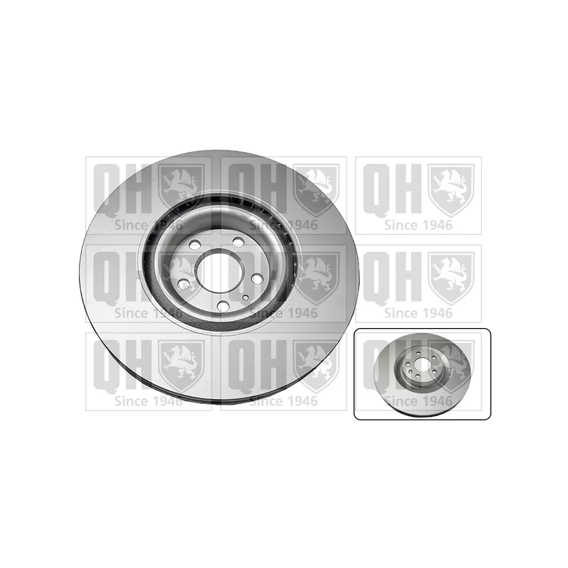 Jeu de 2 disques de frein avant QUINTON HAZELL BDC6178