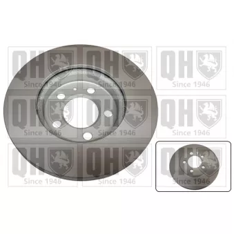 Jeu de 2 disques de frein avant QUINTON HAZELL BDC6181
