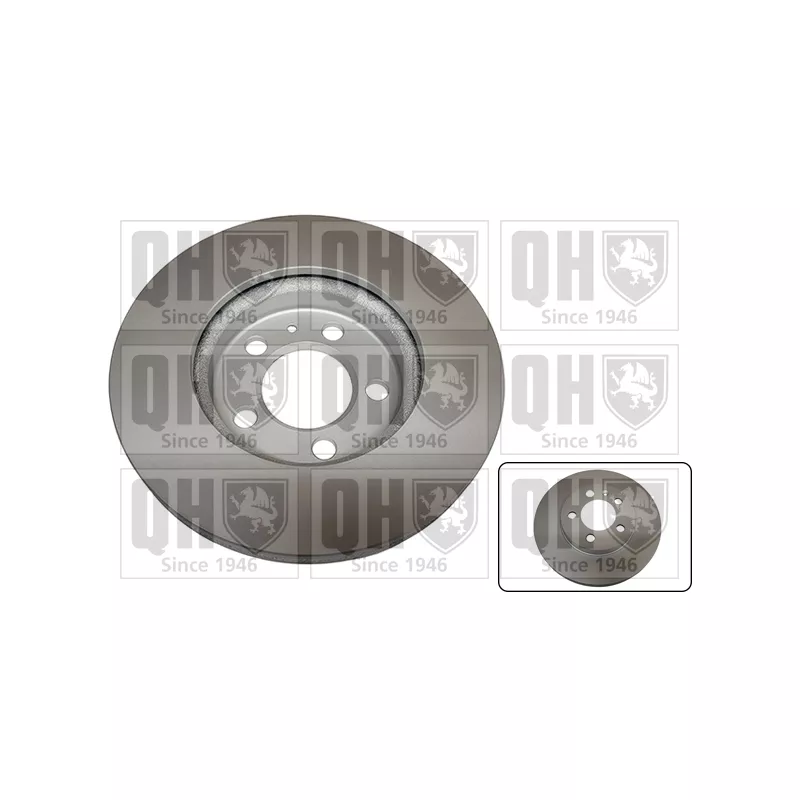 Jeu de 2 disques de frein avant QUINTON HAZELL BDC6181