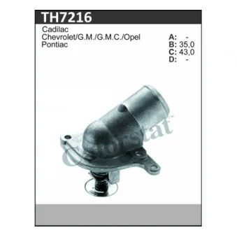 Thermostat d'eau CALORSTAT BY VERNET TH7216.86J
