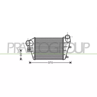 Intercooler, échangeur PRASCO AA340N001